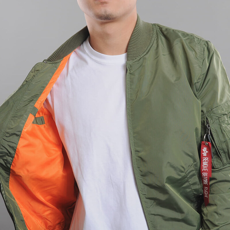 Alpha Industries Inc. Pánský bomber Alpha Industries MA - 1 TT Green