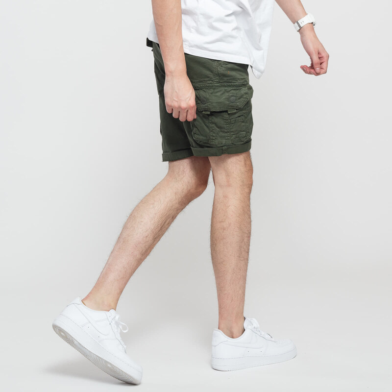 Alpha Industries Inc. Pánské kraťasy Alpha Industries Crew Short Olive