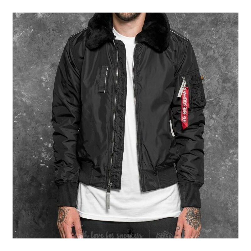 Alpha Industries Inc. Pánský bomber Alpha Industries Injector III Black