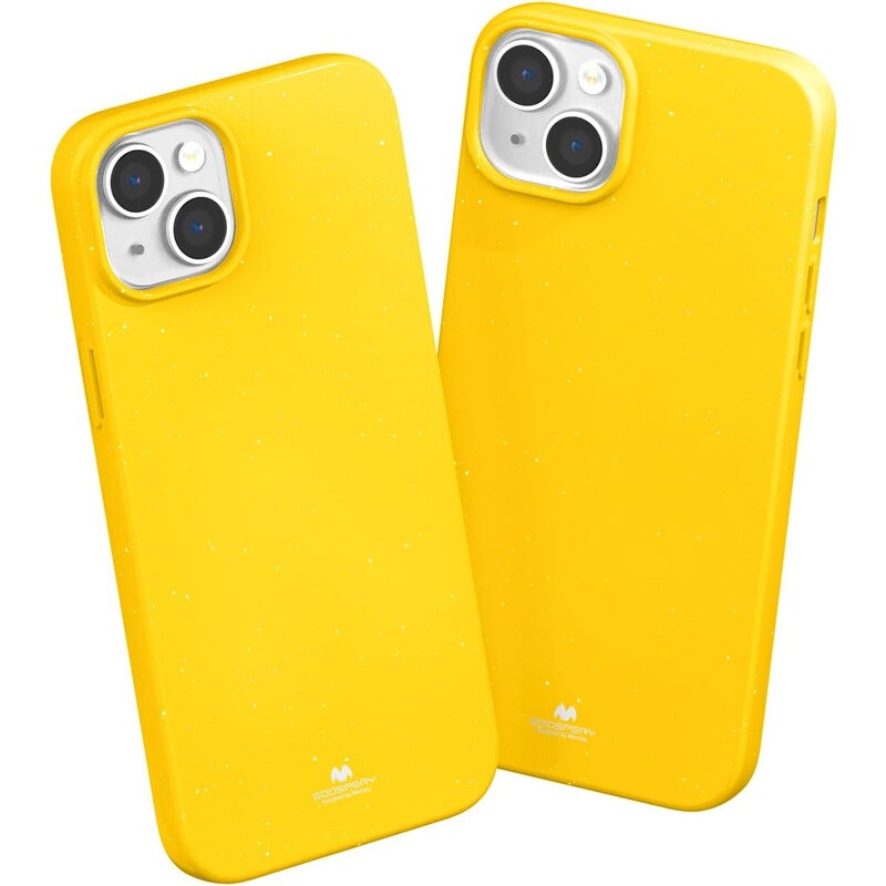 Ochranný kryt na iPhone 15 PLUS - Mercury, Jelly Yellow