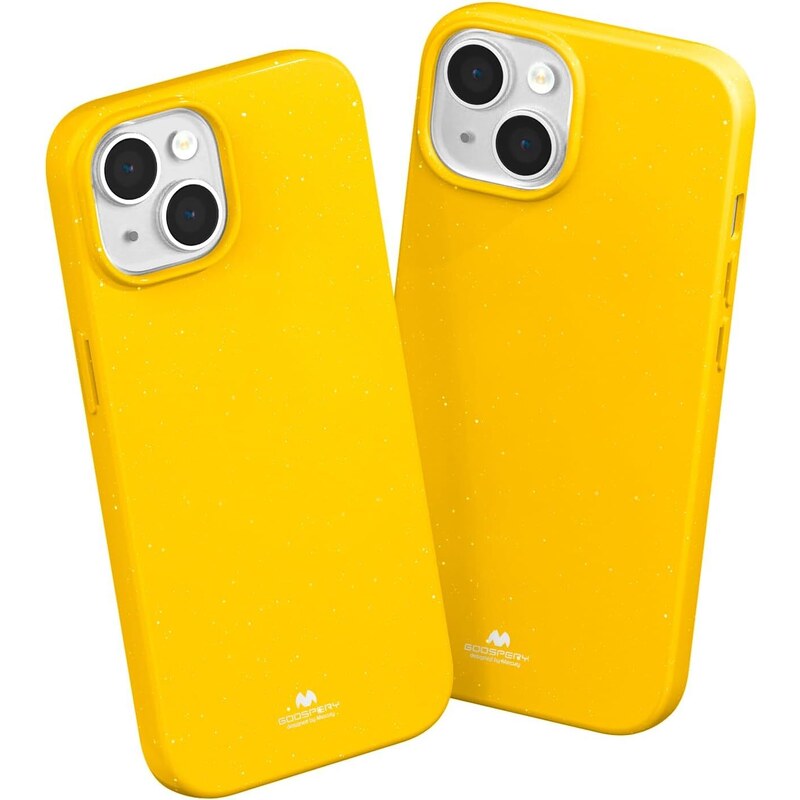 Ochranný kryt na iPhone 15 - Mercury, Jelly Yellow