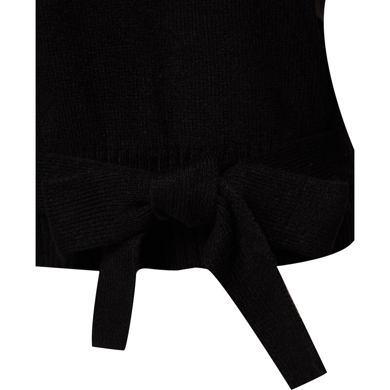 Trendyol Black Soft Textured Knitwear Sweater