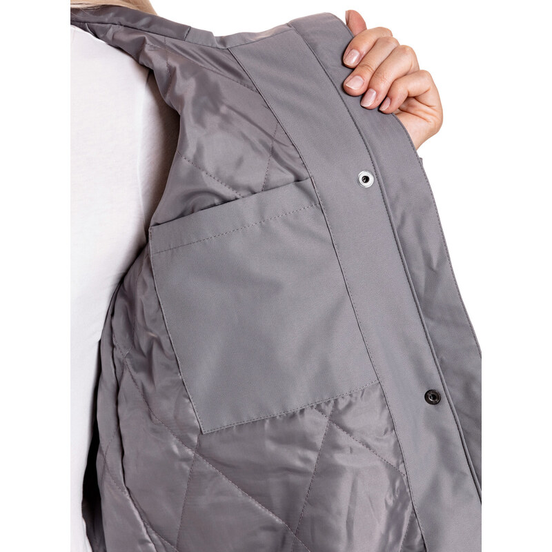 Meatfly dámská zimní bunda Beth Parka Grey | Šedá