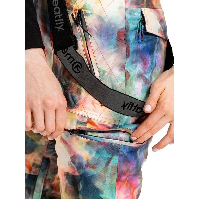 Meatfly dámské SNB & SKI kalhoty Foxy Universe Color | Mnohobarevná