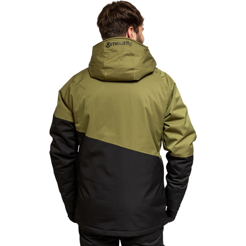 Meatfly pánská SNB & SKI bunda Bang Premium Green/Black | Zelená