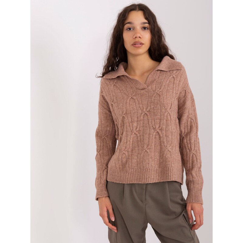 Wool Fashion Italia Sweater-AT-SW-2349-2.96-brown