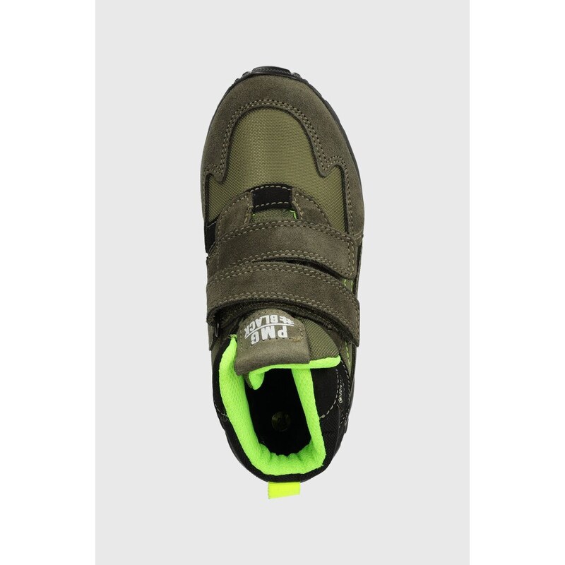 Dětské zimní boty Primigi zelená barva