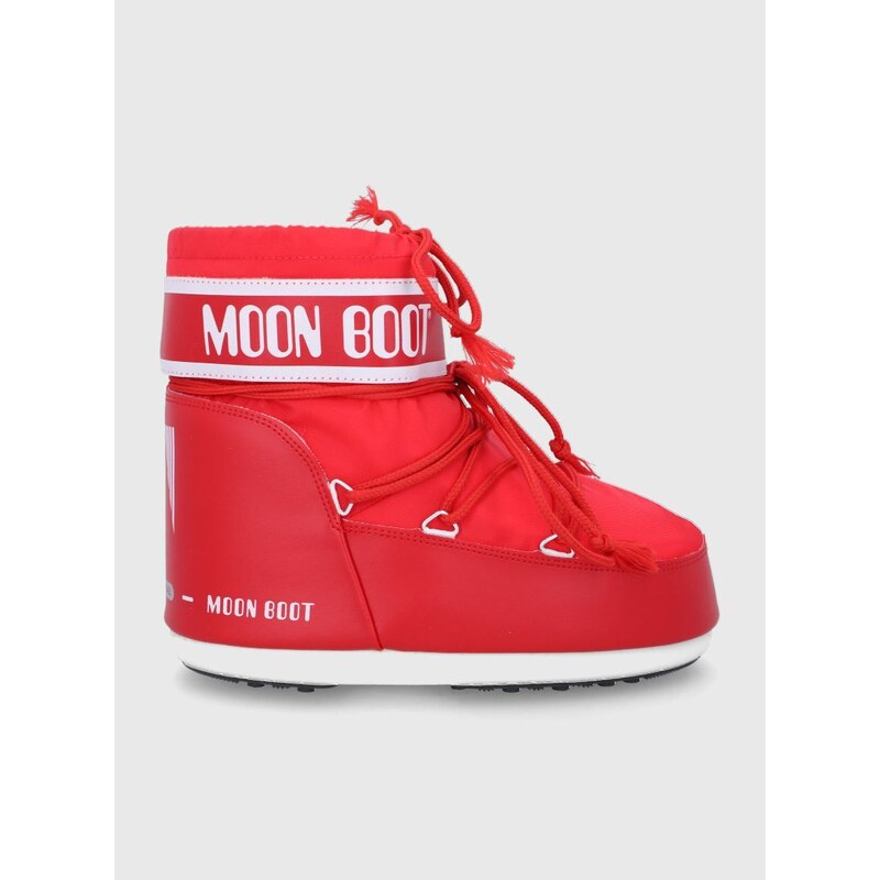 Sněhule Moon Boot Classic Low 2 červená barva