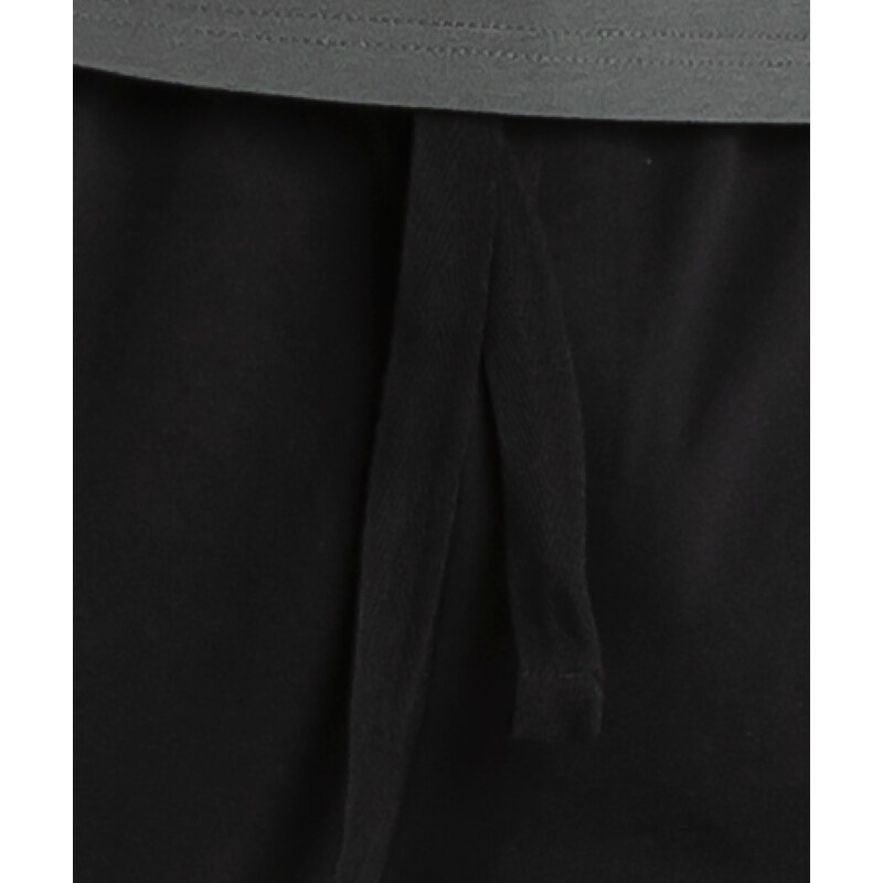 Pánské pyžamo ATLANTIC - černá/khaki