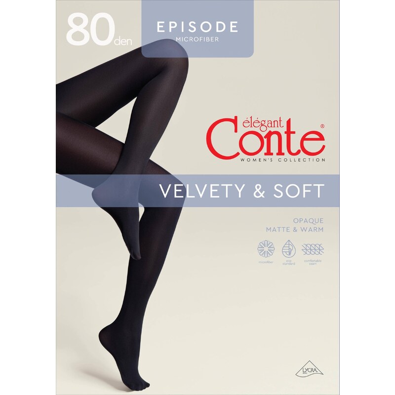 Conte Woman's Tights & Thigh High Socks Euro-Package Grafit