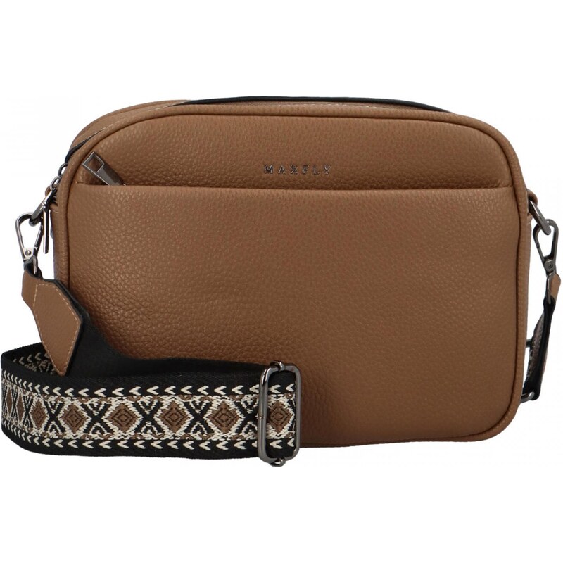 Stylová dámská crossbody MaxFly Kamari, khaki