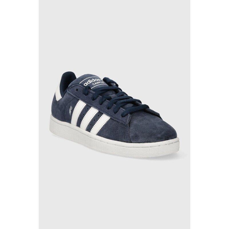 Semišové sneakers boty adidas Originals Campus 2 tmavomodrá barva, ID9839