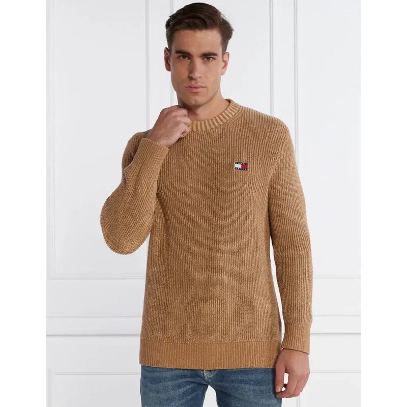 Tommy Jeans Svetr TONAL XS BADGE | Regular Fit