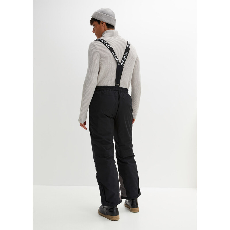 bonprix Funkční termo kalhoty s ochranou proti sněhu Černá
