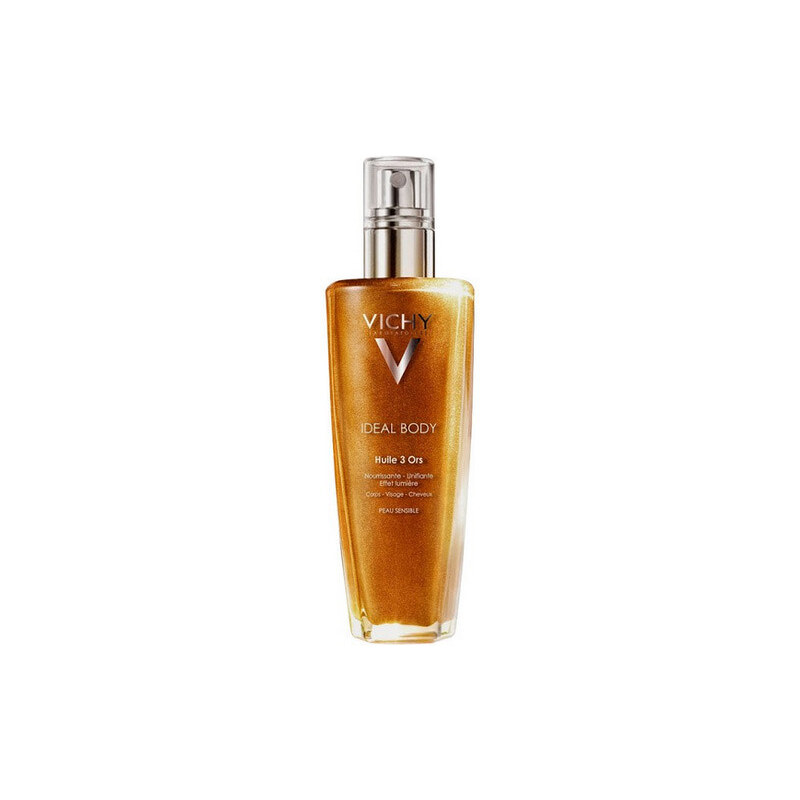 Vichy Olej se třpytkami na tvář, tělo i vlasy Ideal Body (3-Gold Oil) 100 ml