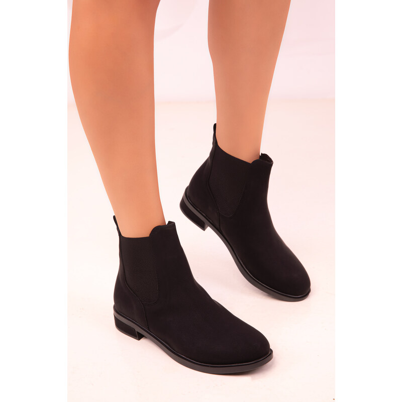Soho Women's Black Boots & Booties 18488