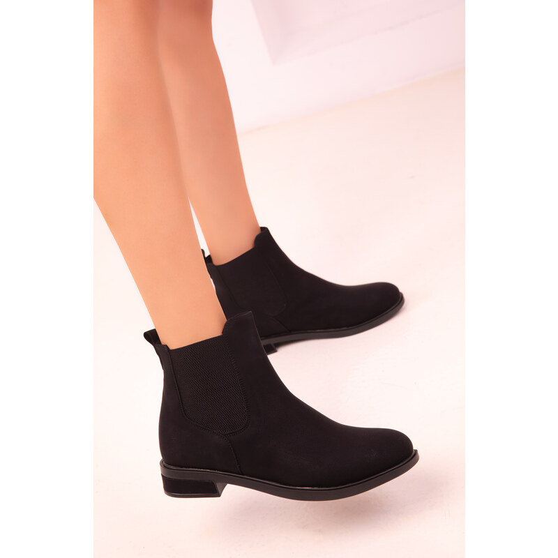 Soho Women's Black Boots & Booties 18488