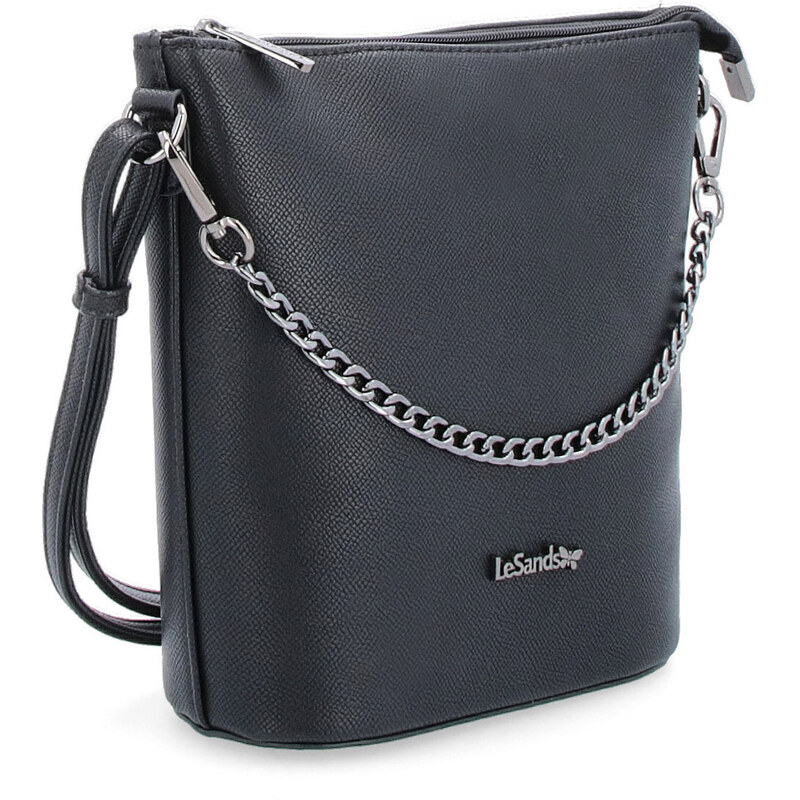 Kabelka ze syntetické kůže crossbody Le Sands černá 9010 C 108888929