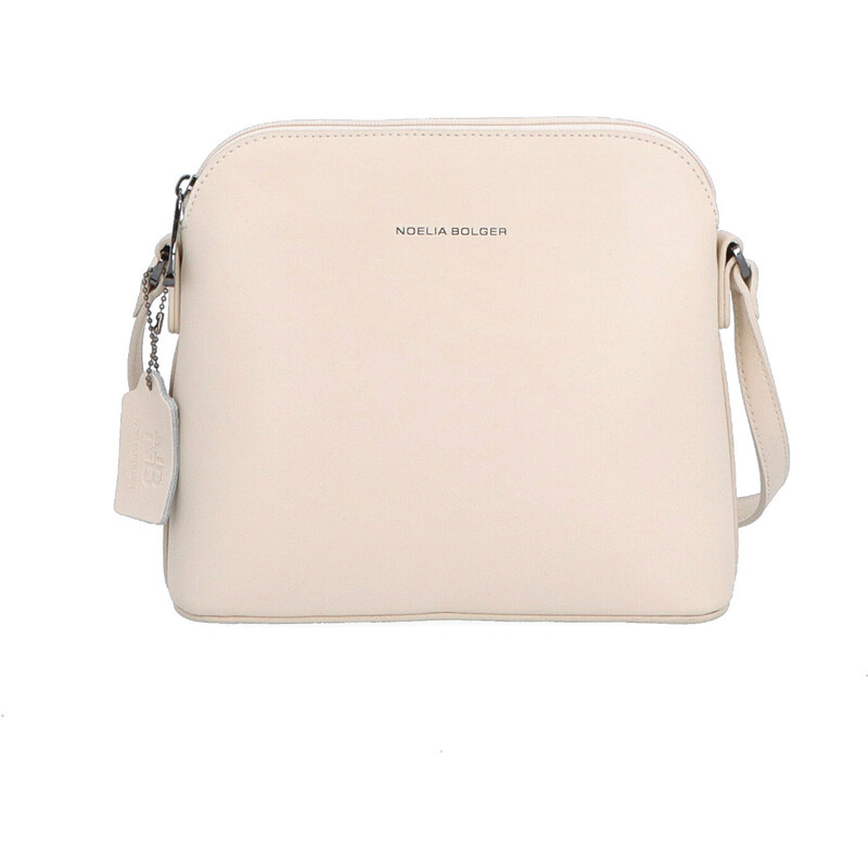 Kožená kabelka crossbody Noelia Bolger béžová NB 0064 BE