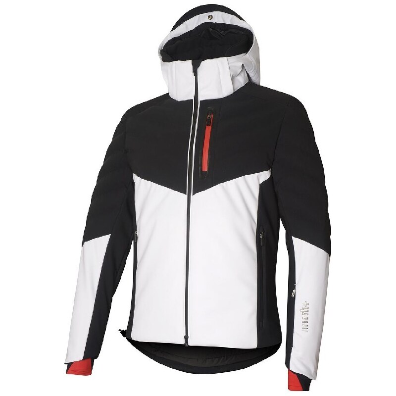 Zero RH+ Trimateric Jacket white/black/red pánská lyžařská bunda bílá/černá M