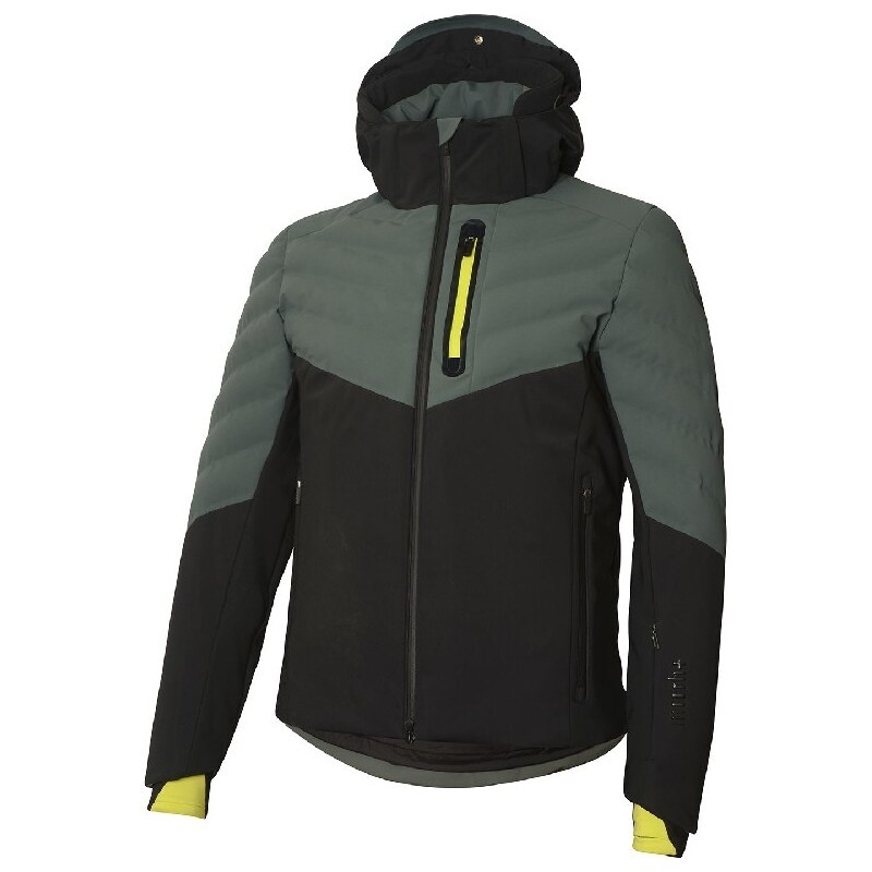 Zero RH+ Trimateric Jacket black/greenwood/acid green pánská lyžařská bunda černá/tmavě zelená/žlutozelená M