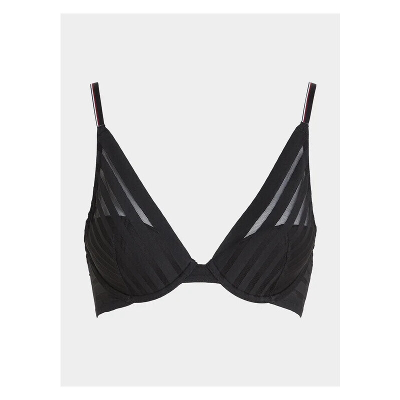 Dámská podprsenka UW0UW04744 BDS černá - Tommy Hilfiger