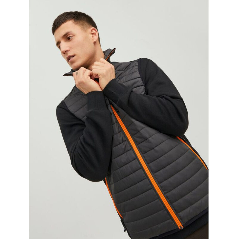 Jack & Jones JJEMulti Vesta s límcem Noos M 12200684 Asphalt