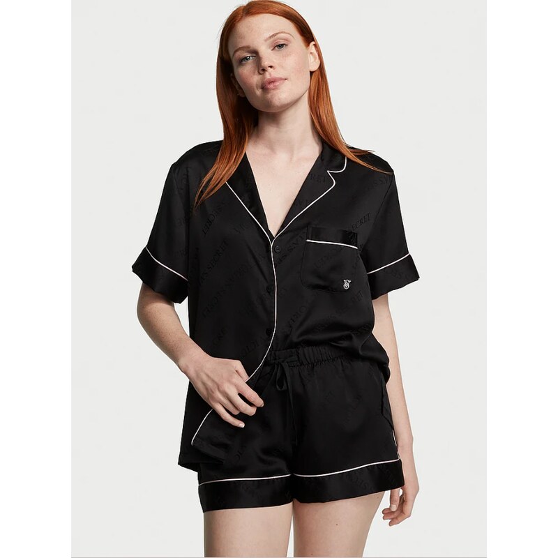 Victoria's Secret pyžamová souprava Satin Short Pajama Set