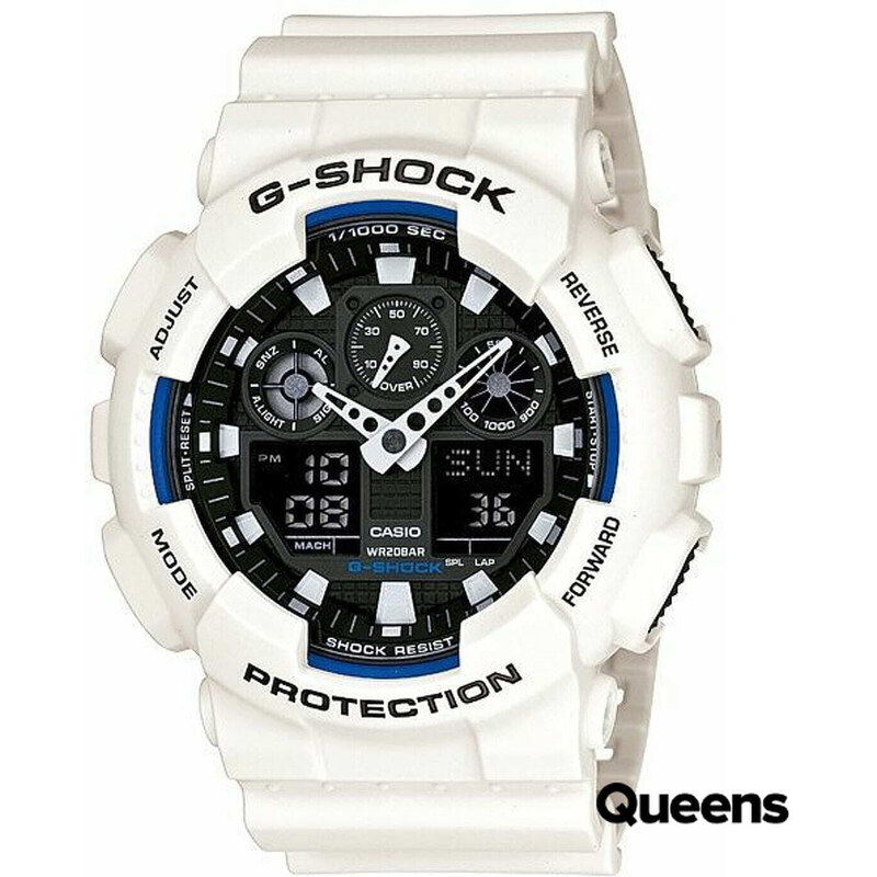 Hodinky Casio G-Shock GA 100B-7AER bílé Universal