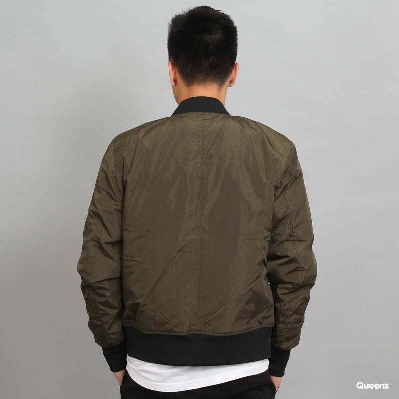 Pánský bomber Urban Classics 2-Tone Bomber Jacket Green