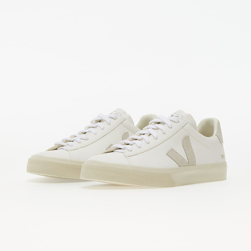 Pánské nízké tenisky Veja Campo Chromefreee Leather Extra-White/ Natural-Suede