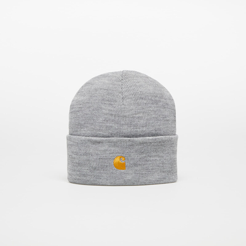 Čepice Carhartt WIP Chase Beanie Grey Heather/ Gold Universal