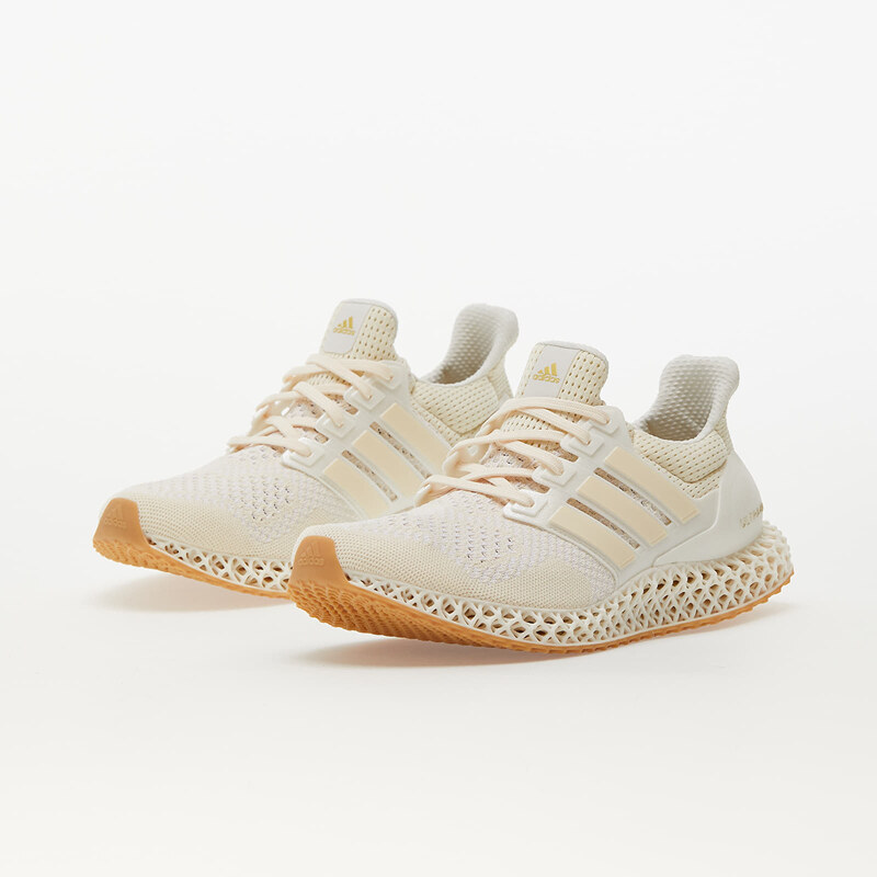 Pánské nízké tenisky adidas Performance Ultra 4D Wonder White/ Wonder White/ Gold Metallic