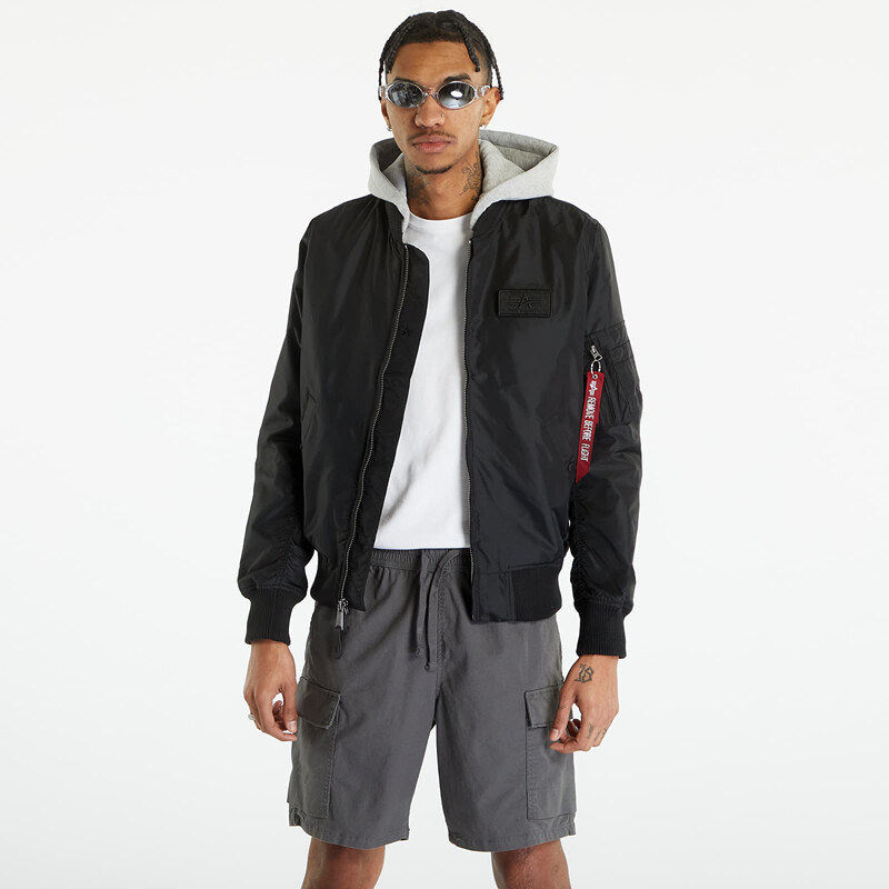 Alpha Industries Inc. Pánský bomber Alpha Industries MA-1 TT Hood Black