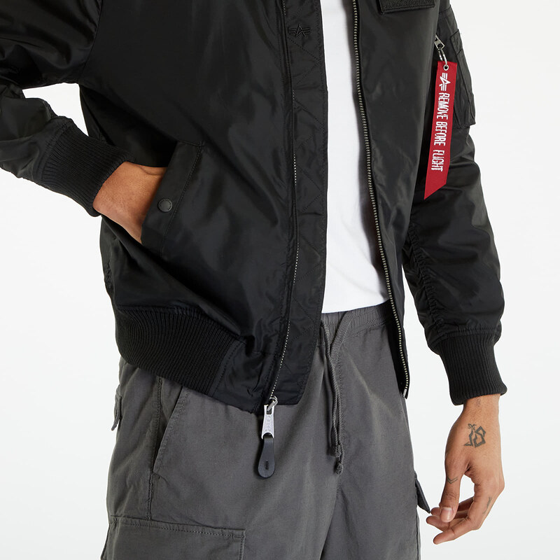 Alpha Industries Inc. Pánský bomber Alpha Industries MA-1 TT Hood Black