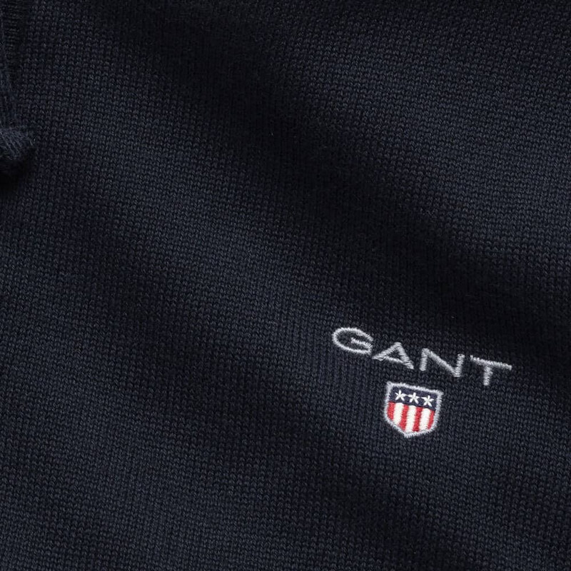 Tmavě modrý svetr Gant half-zip 55552