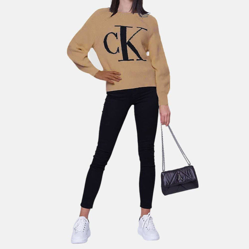 Dámský béžový svetr Calvin Klein 55567