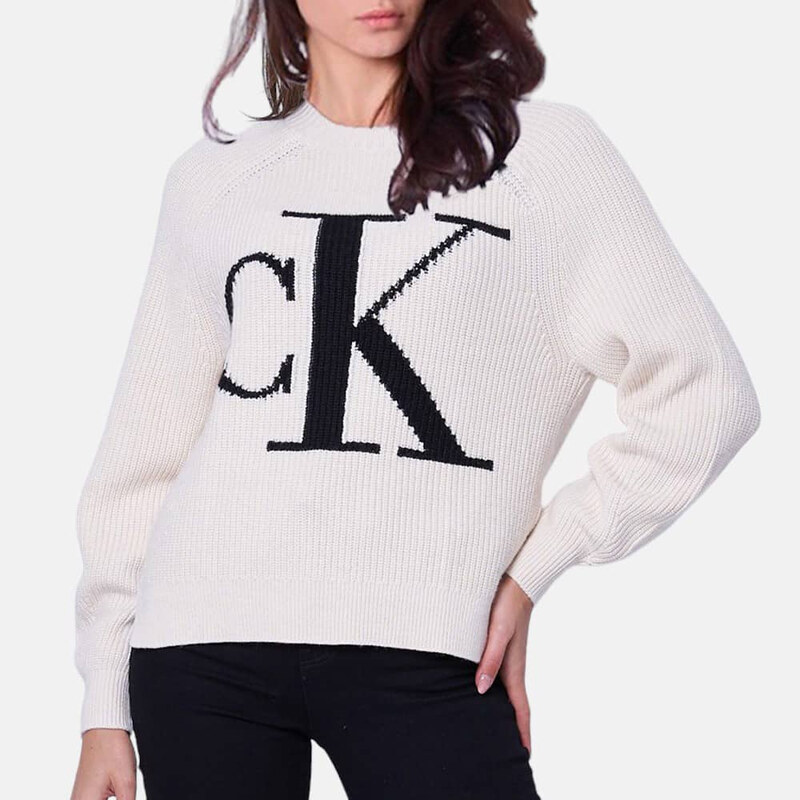 Dámský krémově bílý svetr Calvin Klein 55557 114631555