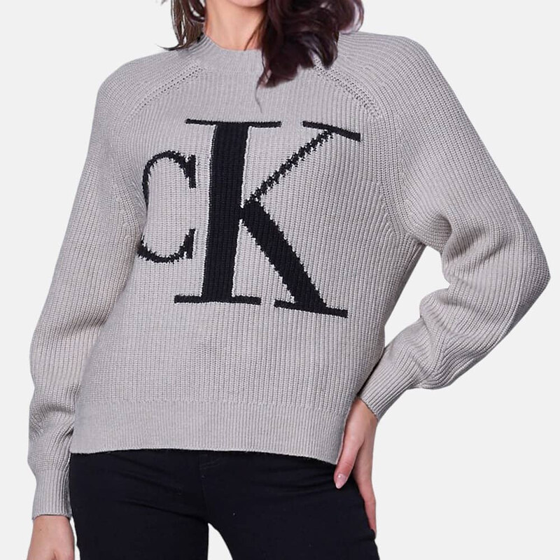 Dámský šedý svetr Calvin Klein 55558 114631556