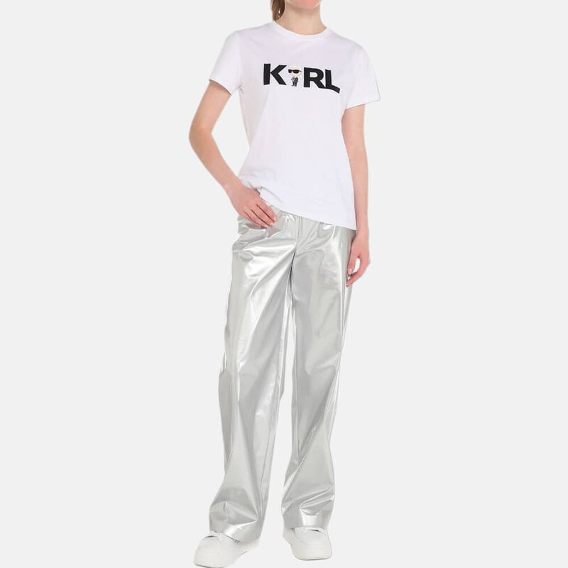 Dámské bílé triko Karl Lagerfeld 55608