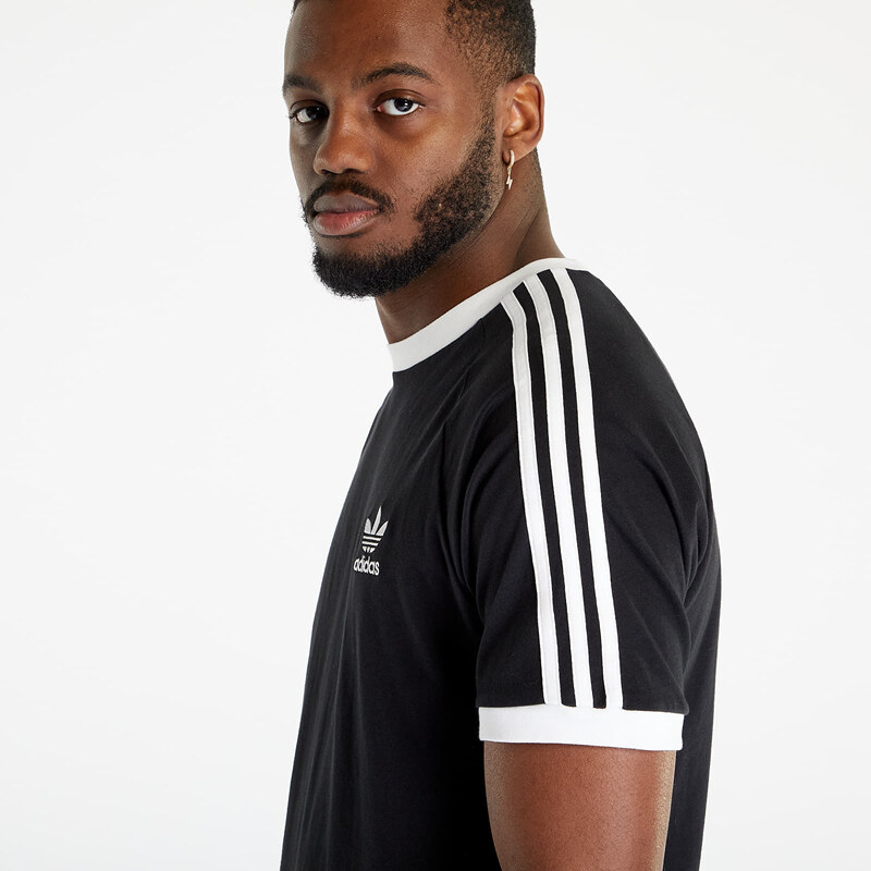 Pánské tričko adidas Originals 3-Stripes Short Sleeve Tee Black