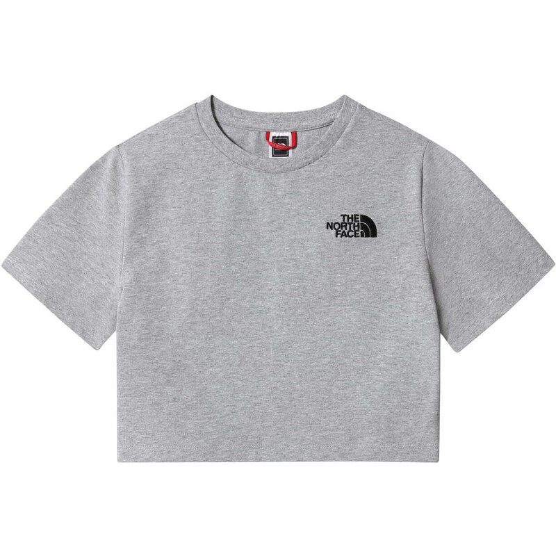 Top The North Face Crop T Grey