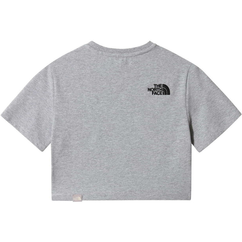 Top The North Face Crop T Grey
