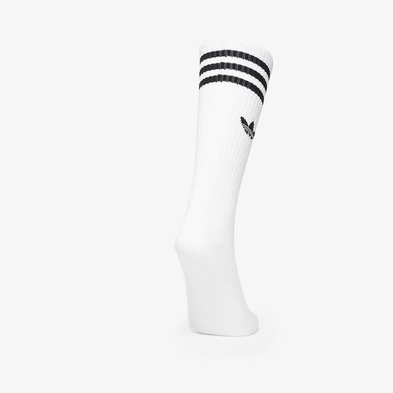 adidas Originals Pánské ponožky adidas High Solid Crew Sock 3-Pack White