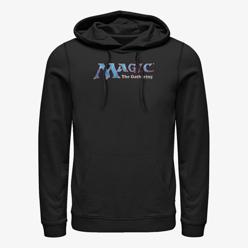 Pánská mikina Merch Hasbro Magic: The Gathering - Magic The Gathering Vintage Logo Unisex Hoodie Black