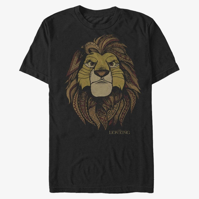 Pánské tričko Merch Disney The Lion King - Africa Unisex T-Shirt Black