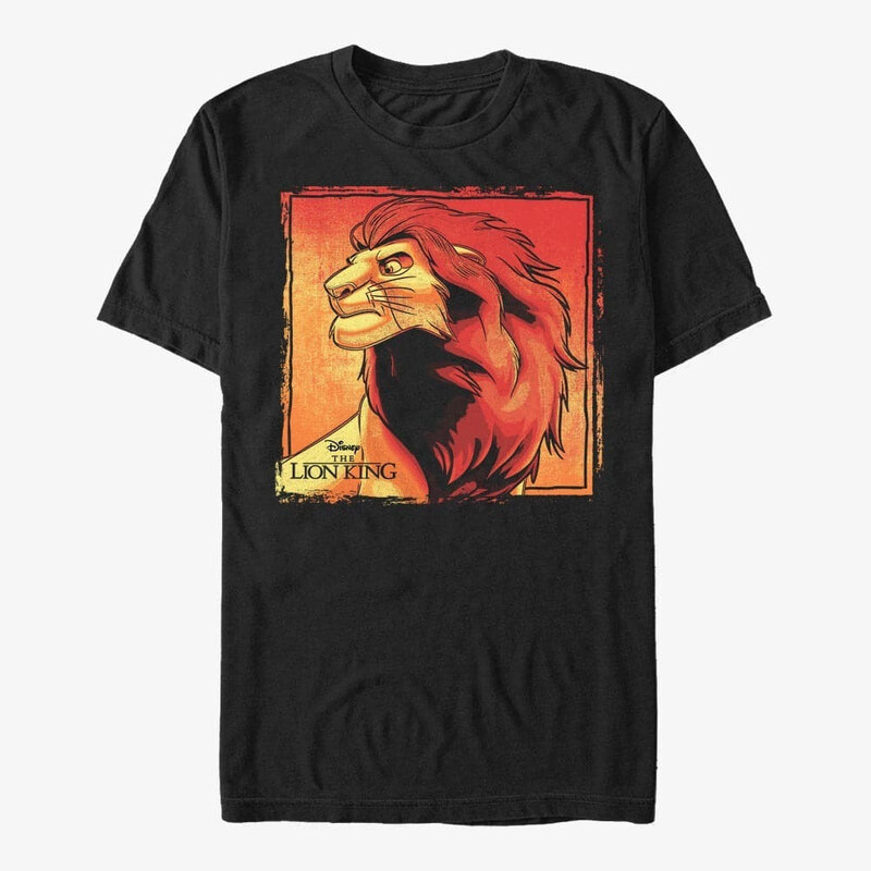 Pánské tričko Merch Disney The Lion King - Rasta King Unisex T-Shirt Black