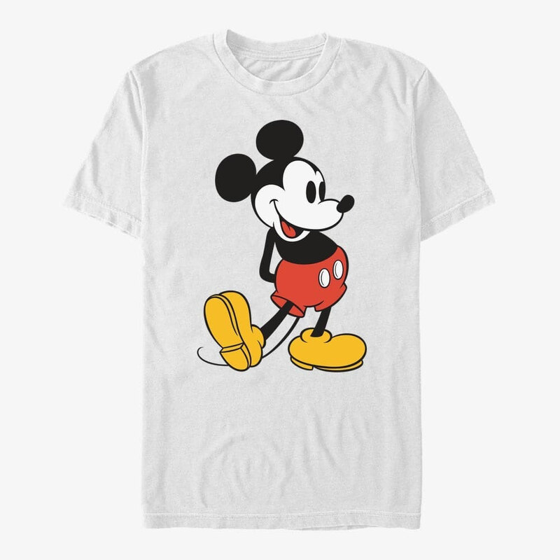Pánské tričko Merch Disney Mickey And Friends - Classic Mickey Unisex T-Shirt White