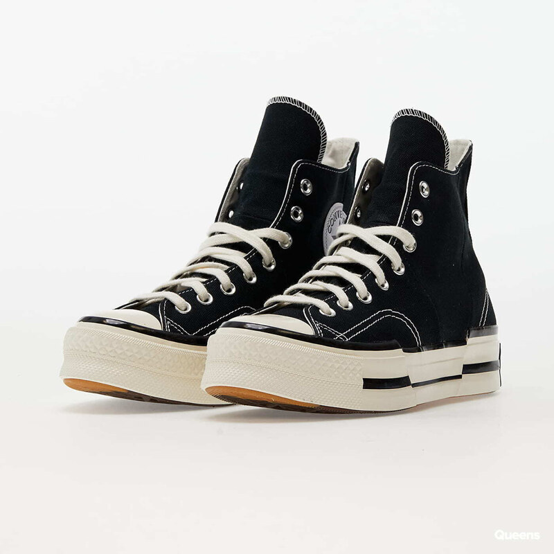 Kotníkové boty Converse Chuck 70 Plus Canvas Black/ Egret/ Black