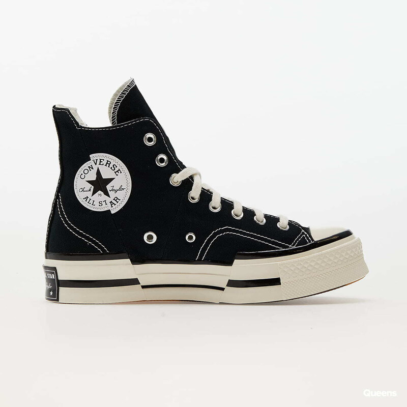 Kotníkové boty Converse Chuck 70 Plus Canvas Black/ Egret/ Black